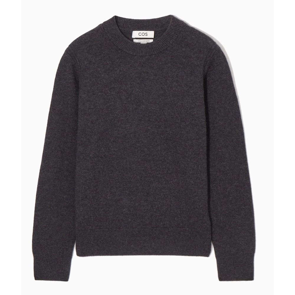 COS cashmere crewneck sweater